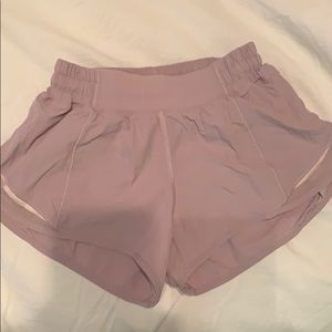 Lululemon purple athletic shorts